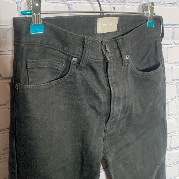 Everlane Women’s Skinny Jeans Black Size 26 - Picture 3 of 6